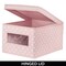 mDesign Child/Kids Fabric Closet Storage Box, Large, Polka Dot